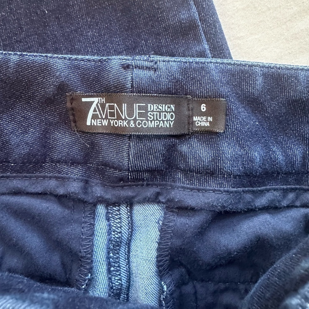 Women’s Denim Dress Pants - Picture 2 of 4